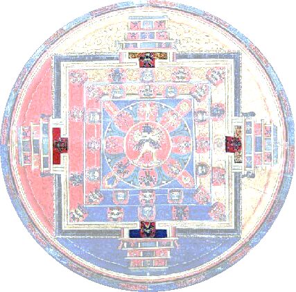 The Kalachakra Mind Mandala; from www.tibetart.com
